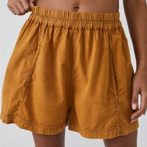 Free People Get Free Poplin Shorts